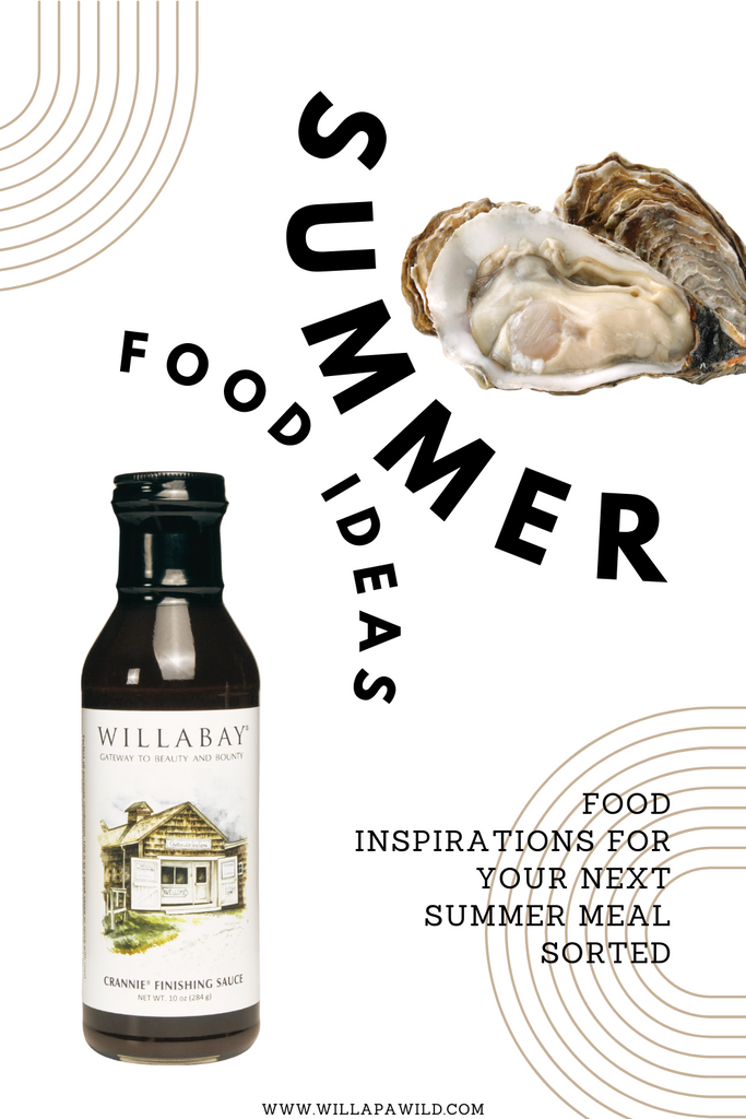 Grilled Oysters with Willabay Chipotle Crannie Finishing Sauce