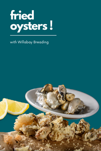 Fried Oysters with Willabay Breading