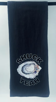 Oysterville Sea Farms – Coastal Kitchen Towels Collection (Keep It Salty, Shuck Yeah, Shuck It Up Buttercup &amp; Mermaid Vibes)