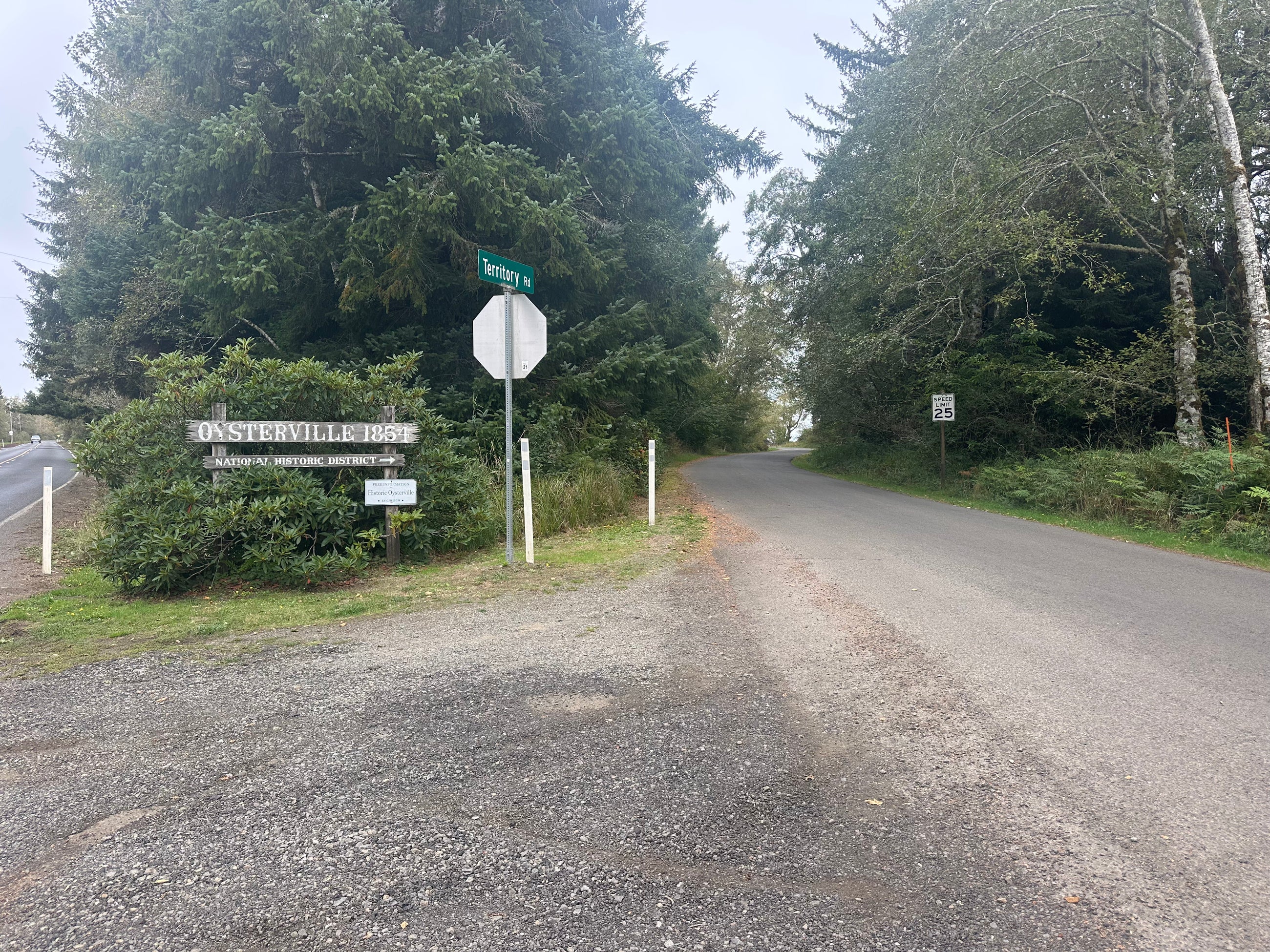 Historic Oysterville, Washington, along Territory Road