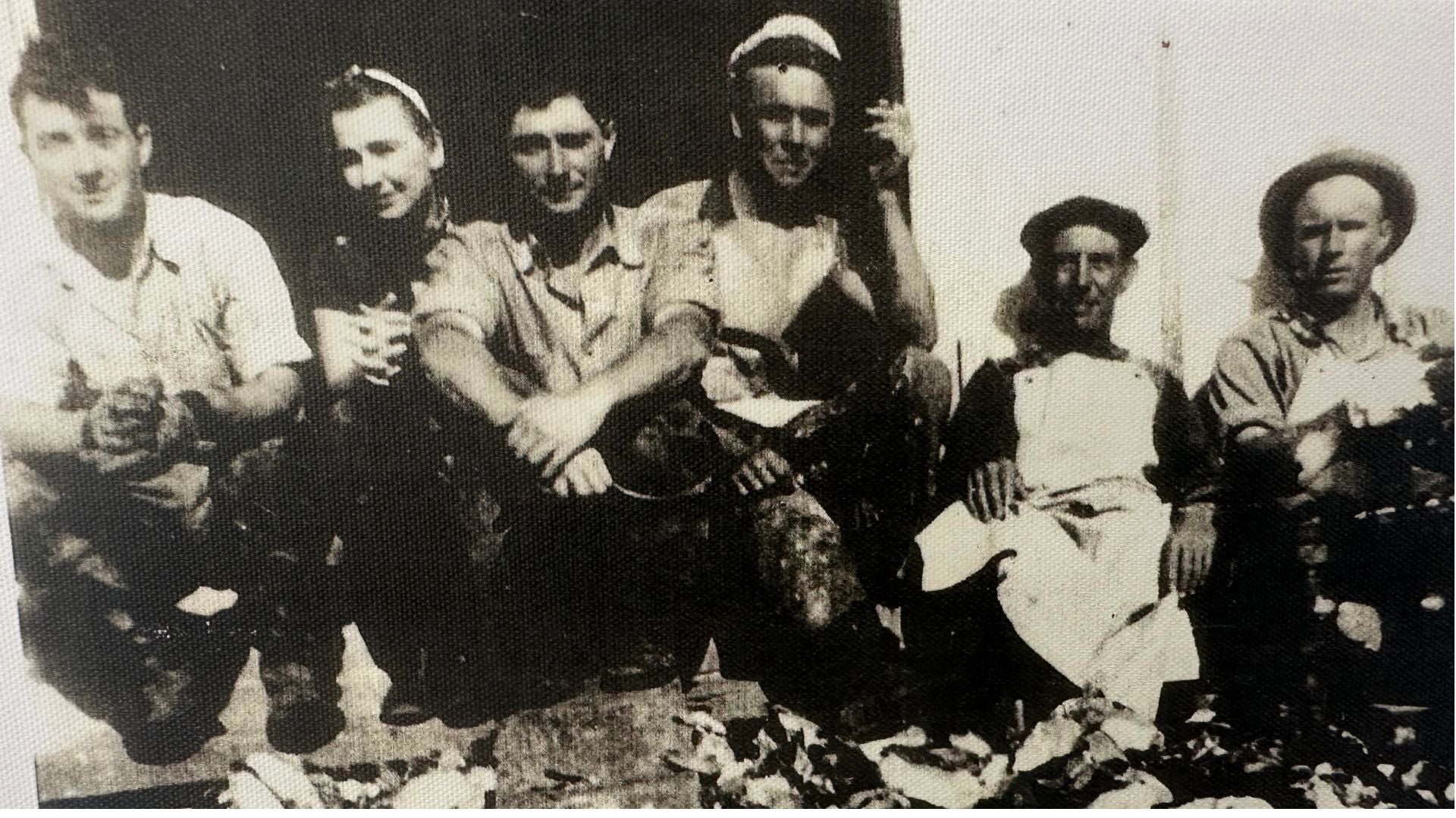 The Sherwood Cannery team in Oysterville during the 1930s